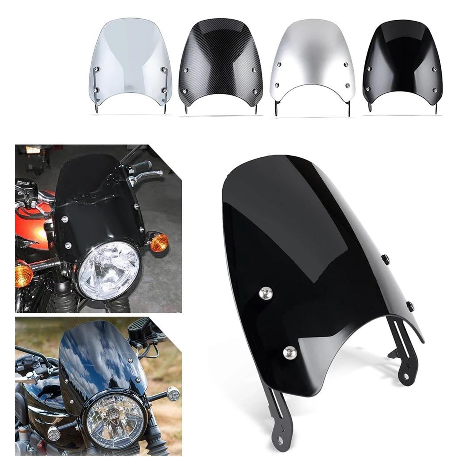 Amazon.com: Motorcycle Windshield For Triumph For Bonneville T100